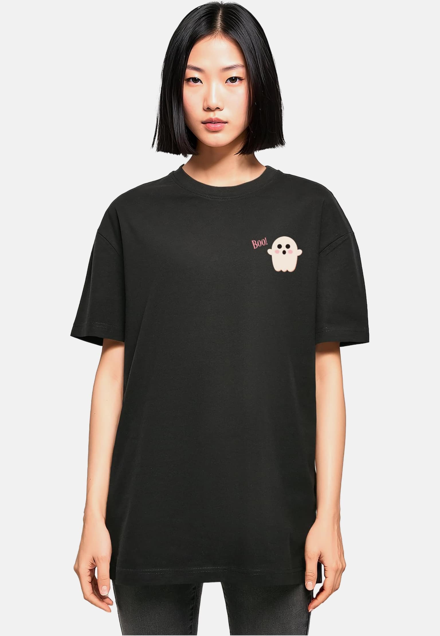 Merchcode Ladies Halloween - Boo Ghost Tee