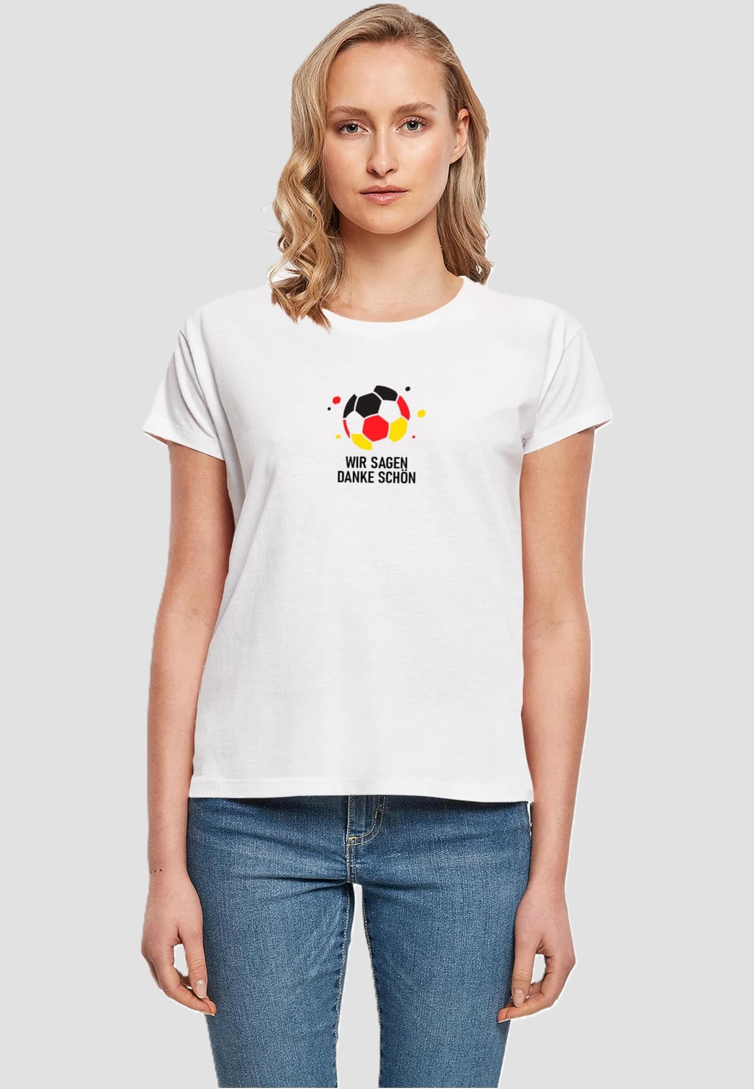Merchcode Ladies Die Flippers - Wir Feiern Mannschaft T-Shirt – Bild 2