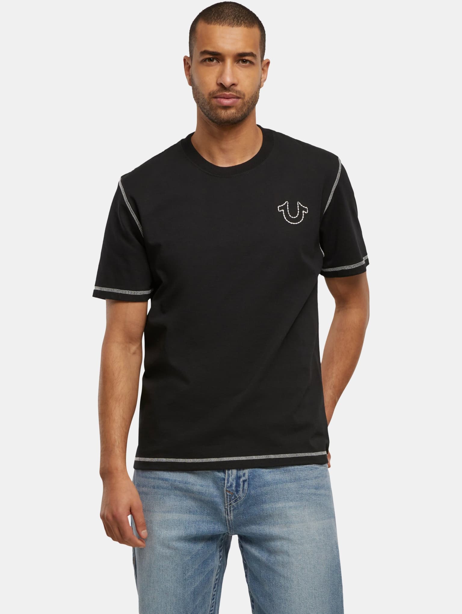 True Religion SS FLATLOCK TEE
