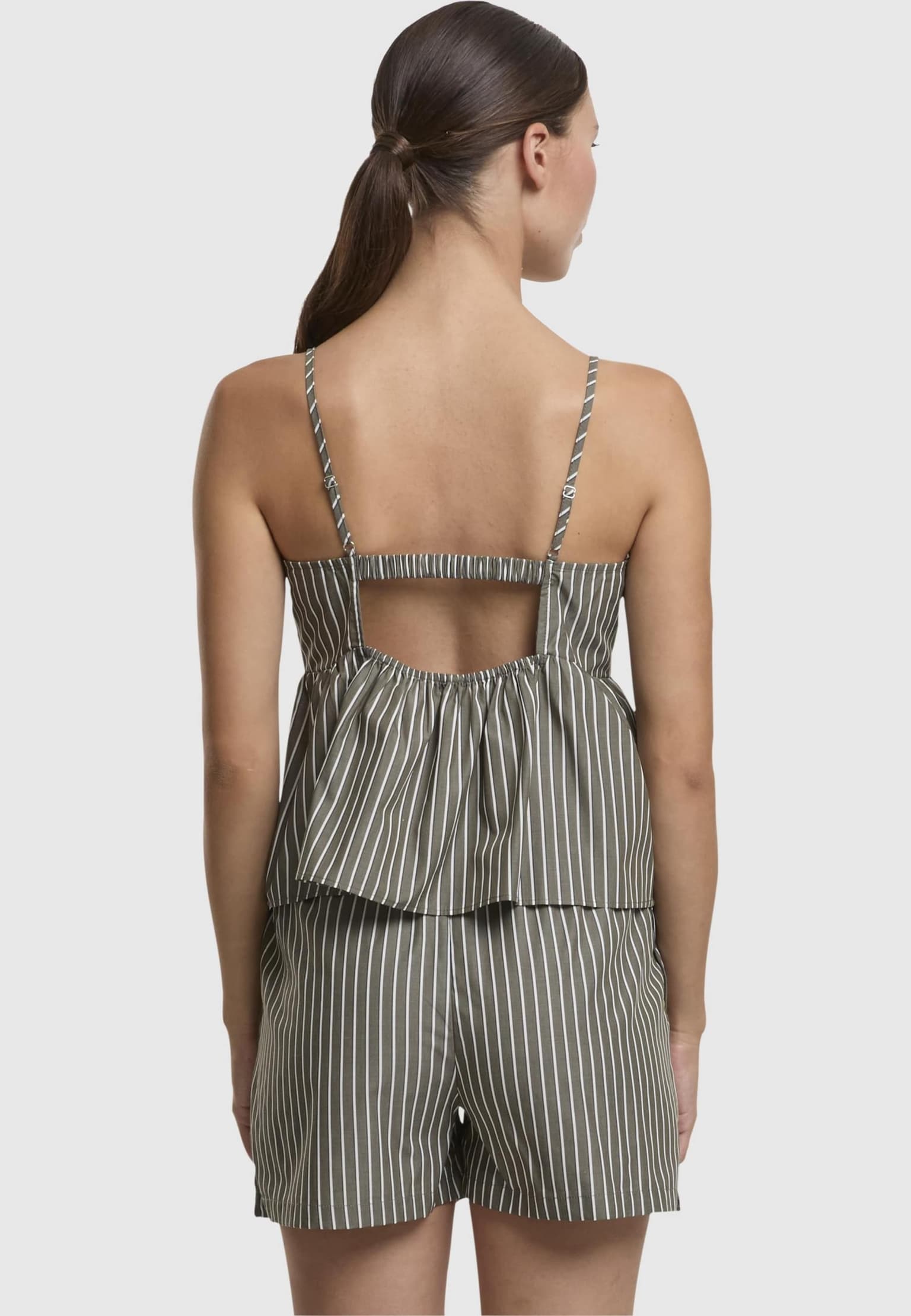 Urban Classics Ladies Striped Cotton Cami Top – Bild 2