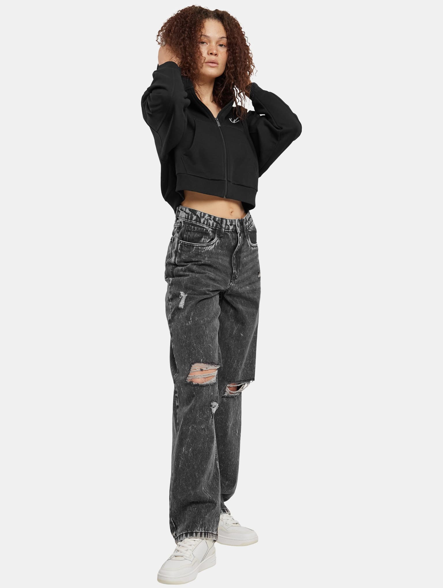 Karl Kani Small Signature Essential Crop Zip Hoodie – Bild 3