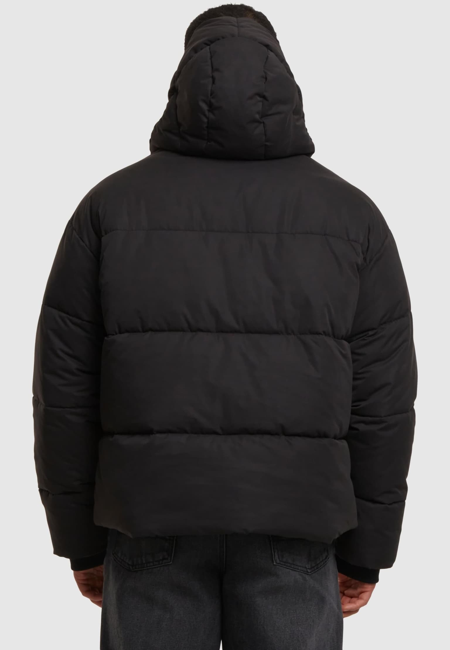 Urban Classics Puffer Jacket With Flap Hood – Bild 2