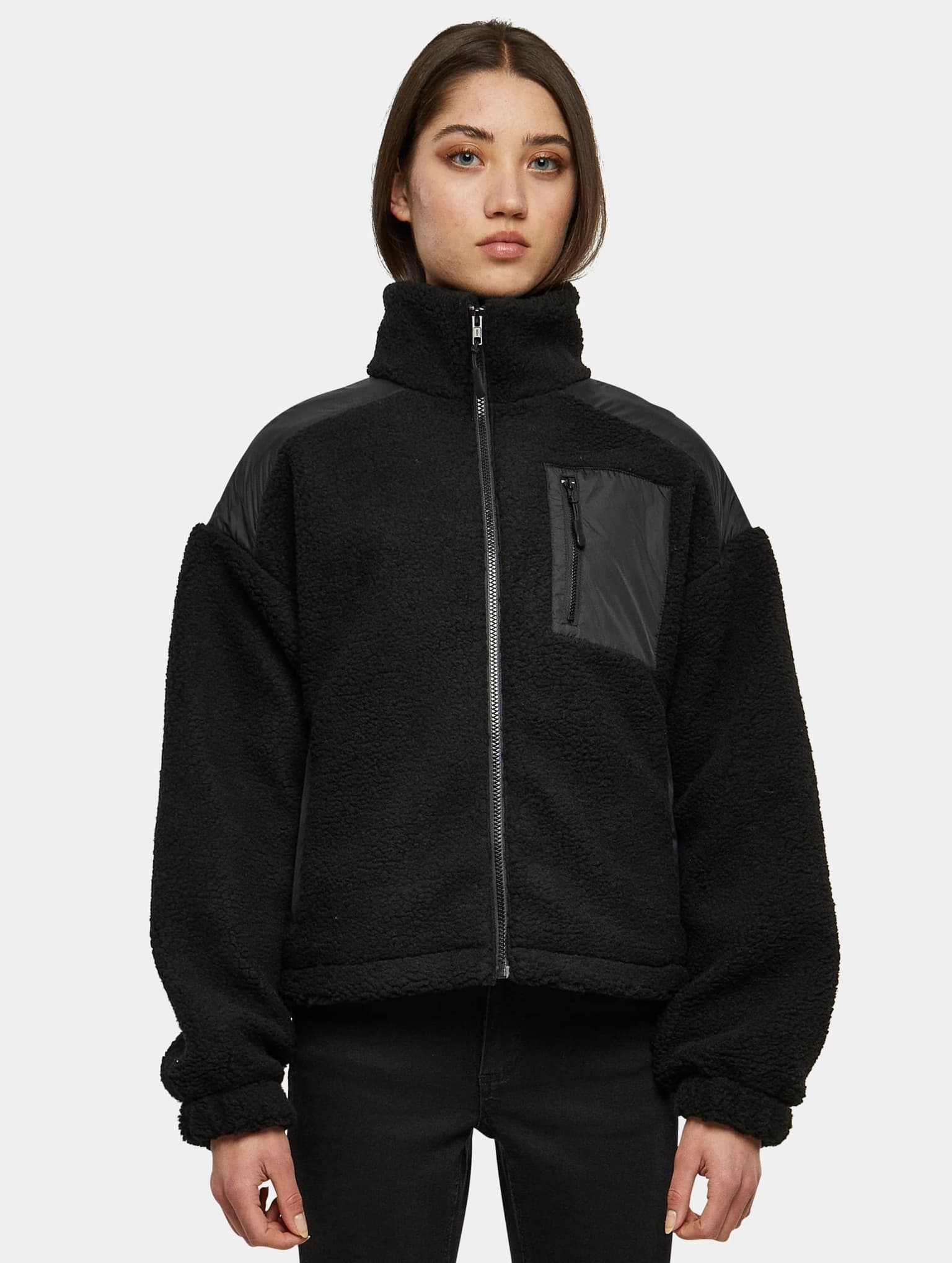 Urban Classics Ladies Sherpa Mix Jacket
