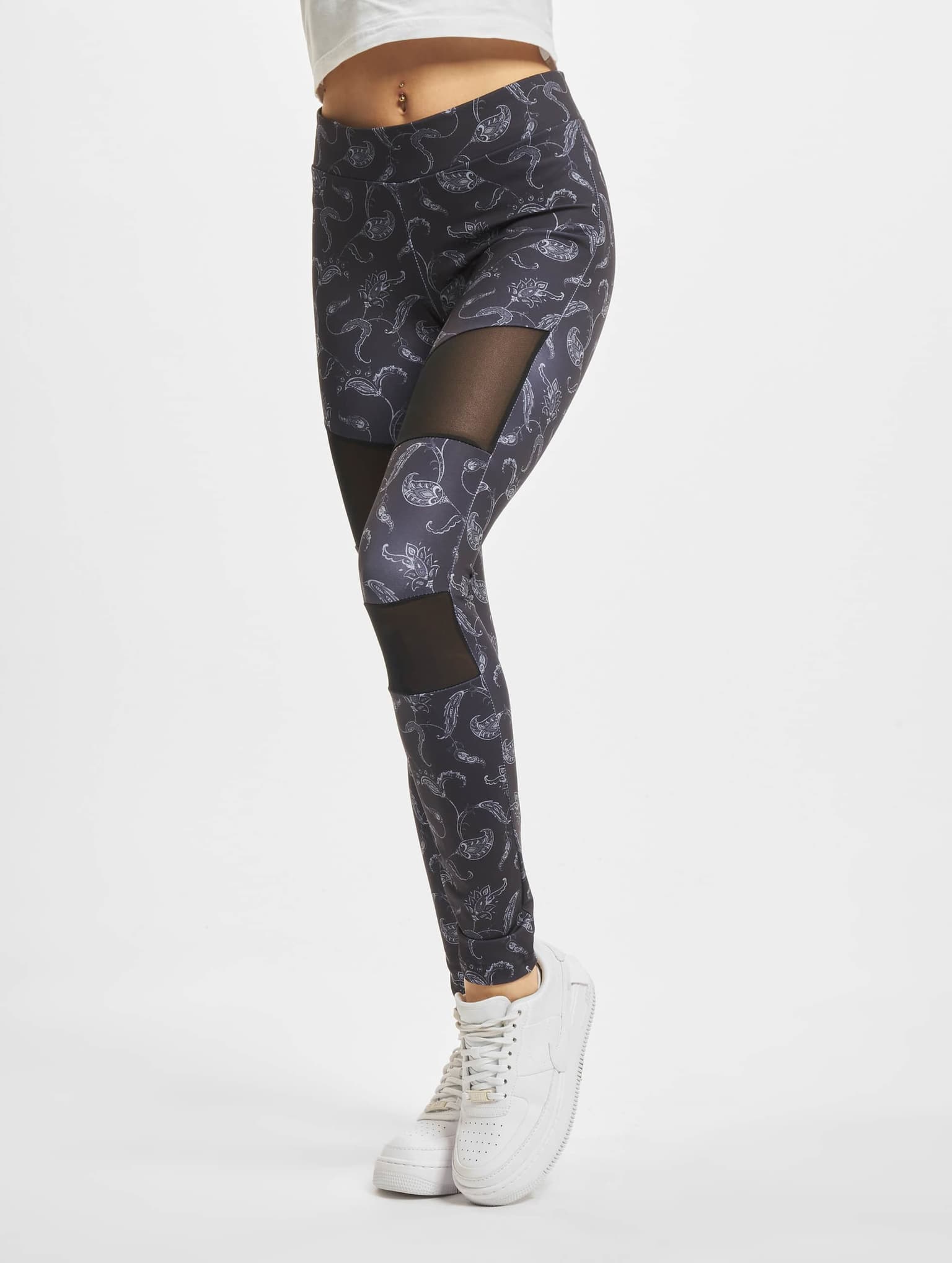 Urban Classics Ladies Tech Mesh AOP Leggings – Bild 3