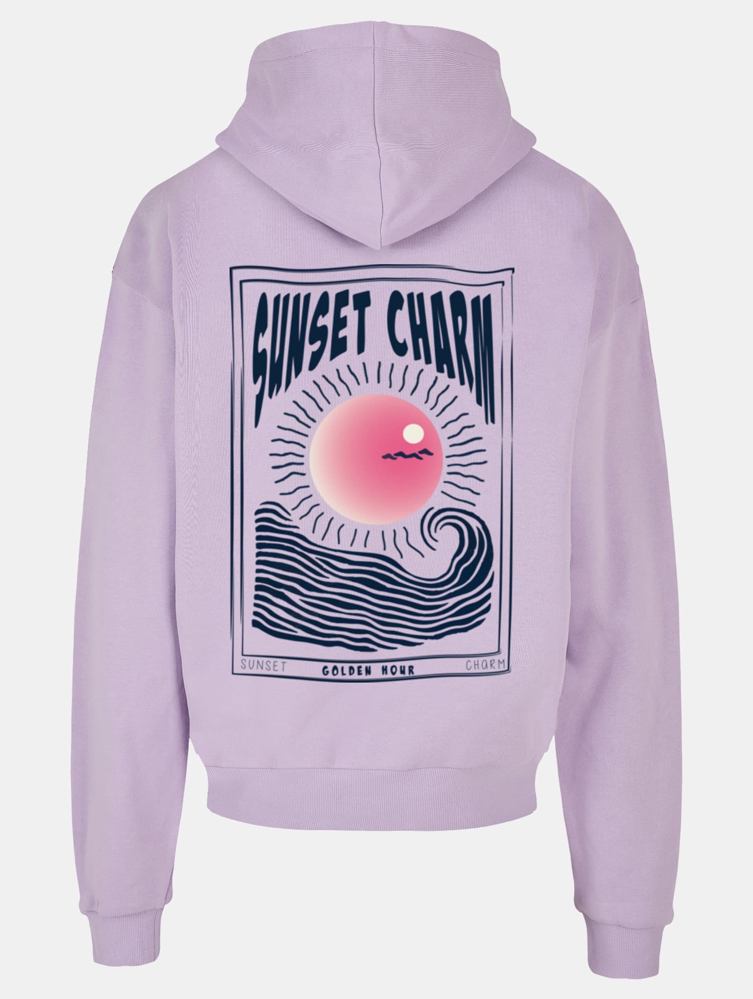 Merchcode Sunset Charm Oversized Hoody – Bild 4