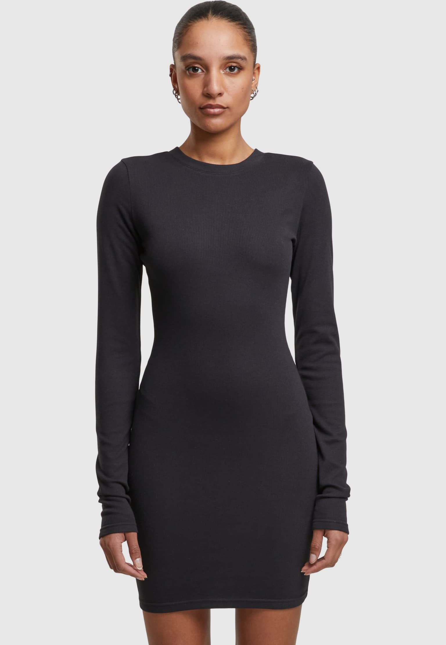Urban Classics Ladies Cozy Rib Jersey Dress – Bild 3