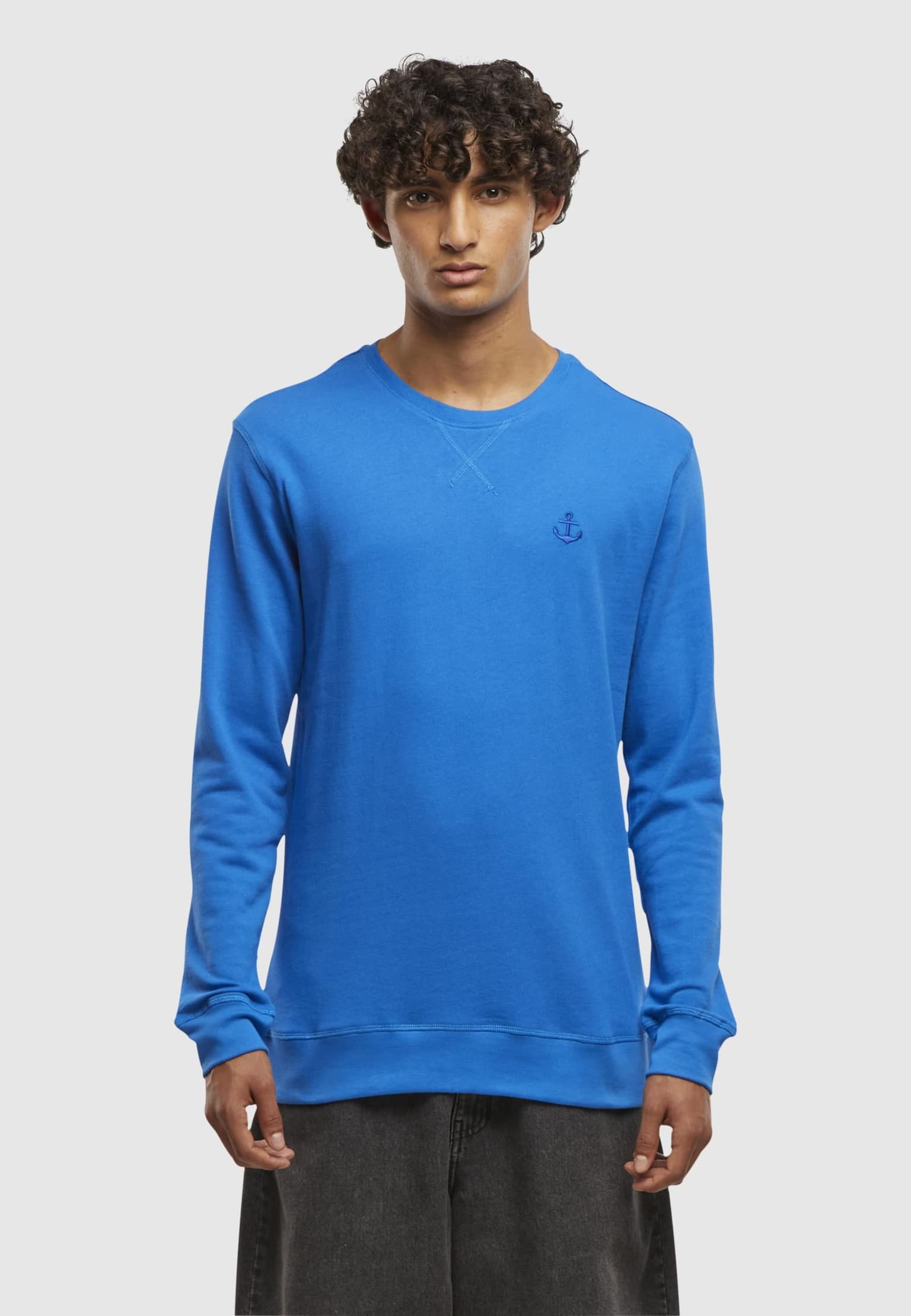Mister Tee Anchor Sign EMB Light Crew Sweatshirt – Bild 3