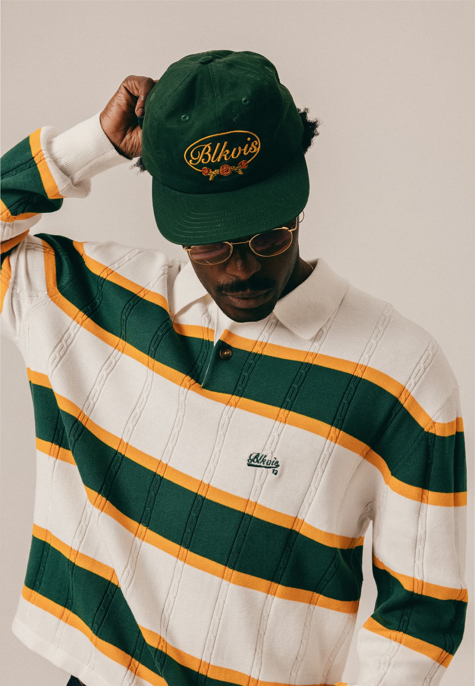 BLKVIS Cable Knit Longsleeve Polo – Bild 4