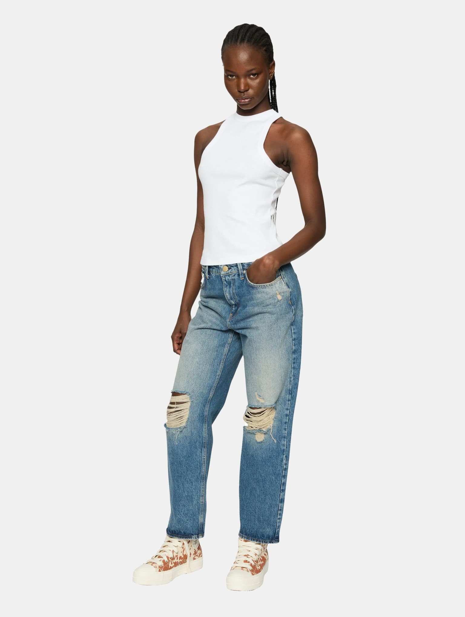 Urban Classics Ladies Racer Back Rib Top 2-Pack – Bild 4