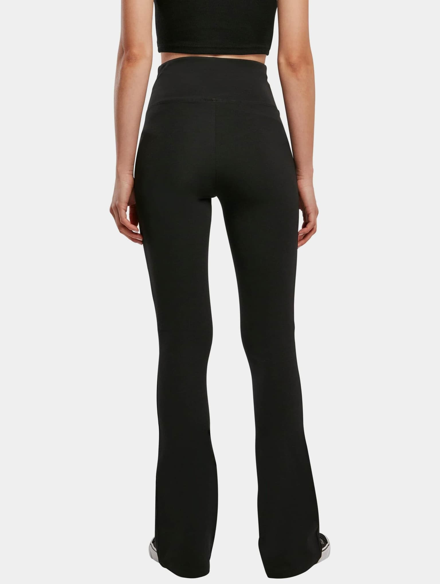 Urban Classics Ladies Essentials Stretch Jersey Bootcut Leggings – Bild 2