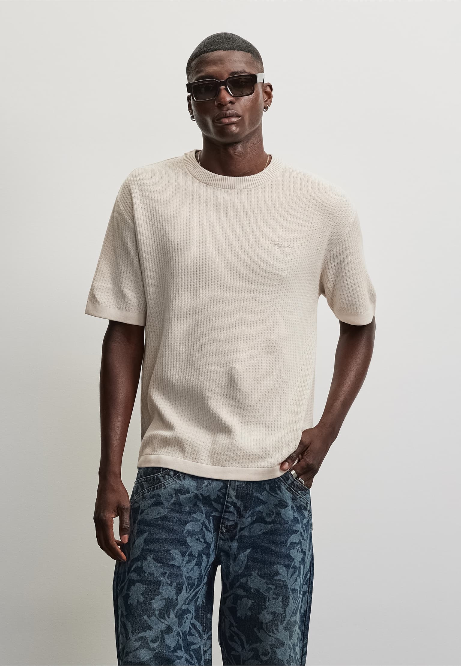 PEGADOR Signar Structured Knit Tee