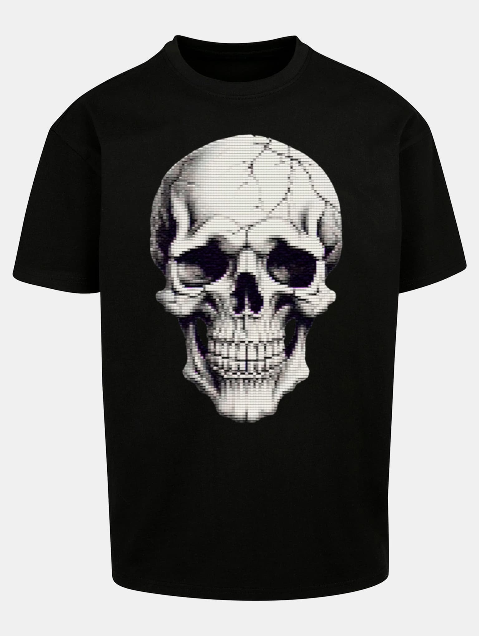 Merchcode Halloween - Skull Tee – Bild 3