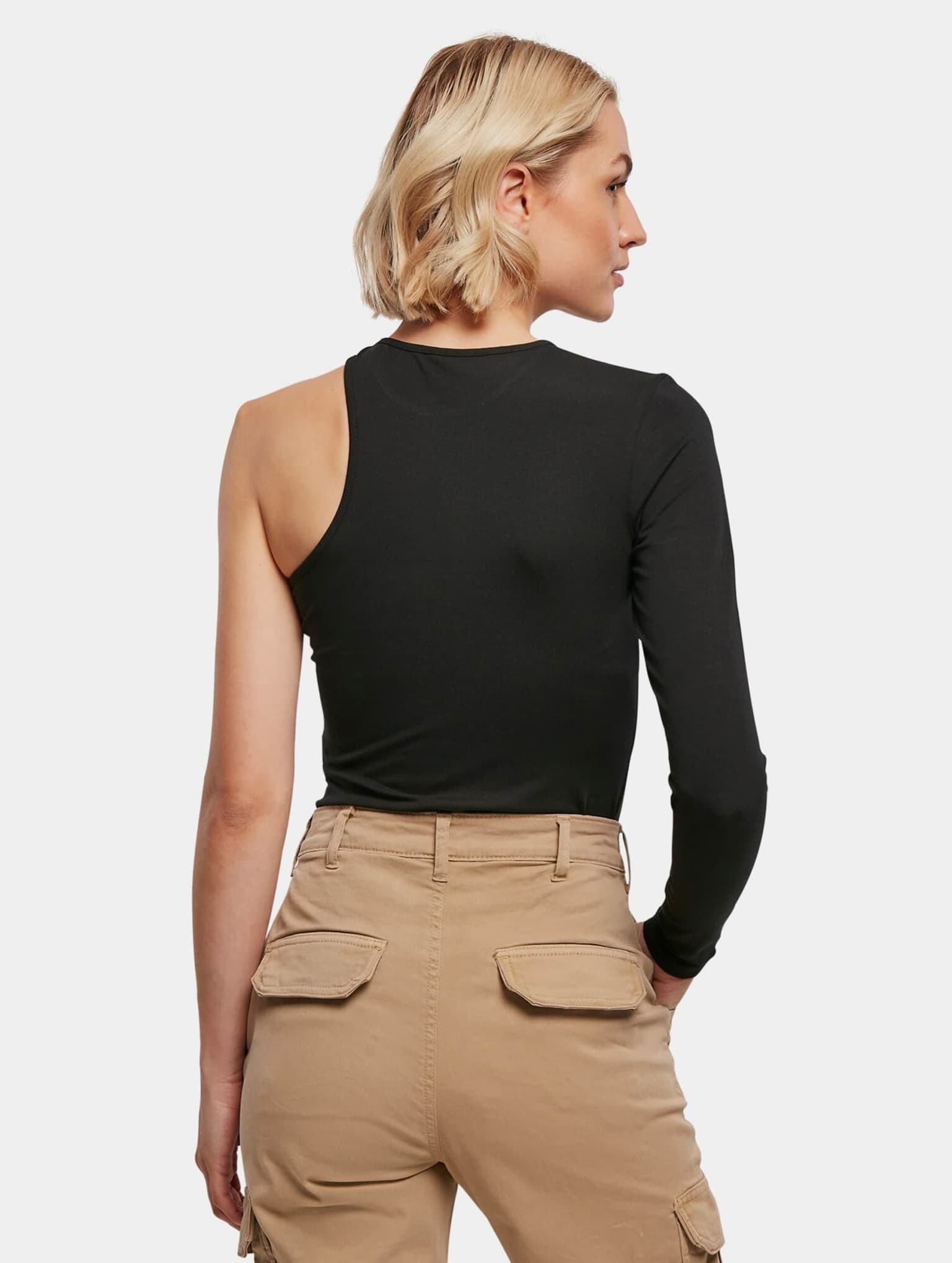 Urban Classics Ladies Essentials Stretch Asymmetric Body – Bild 2