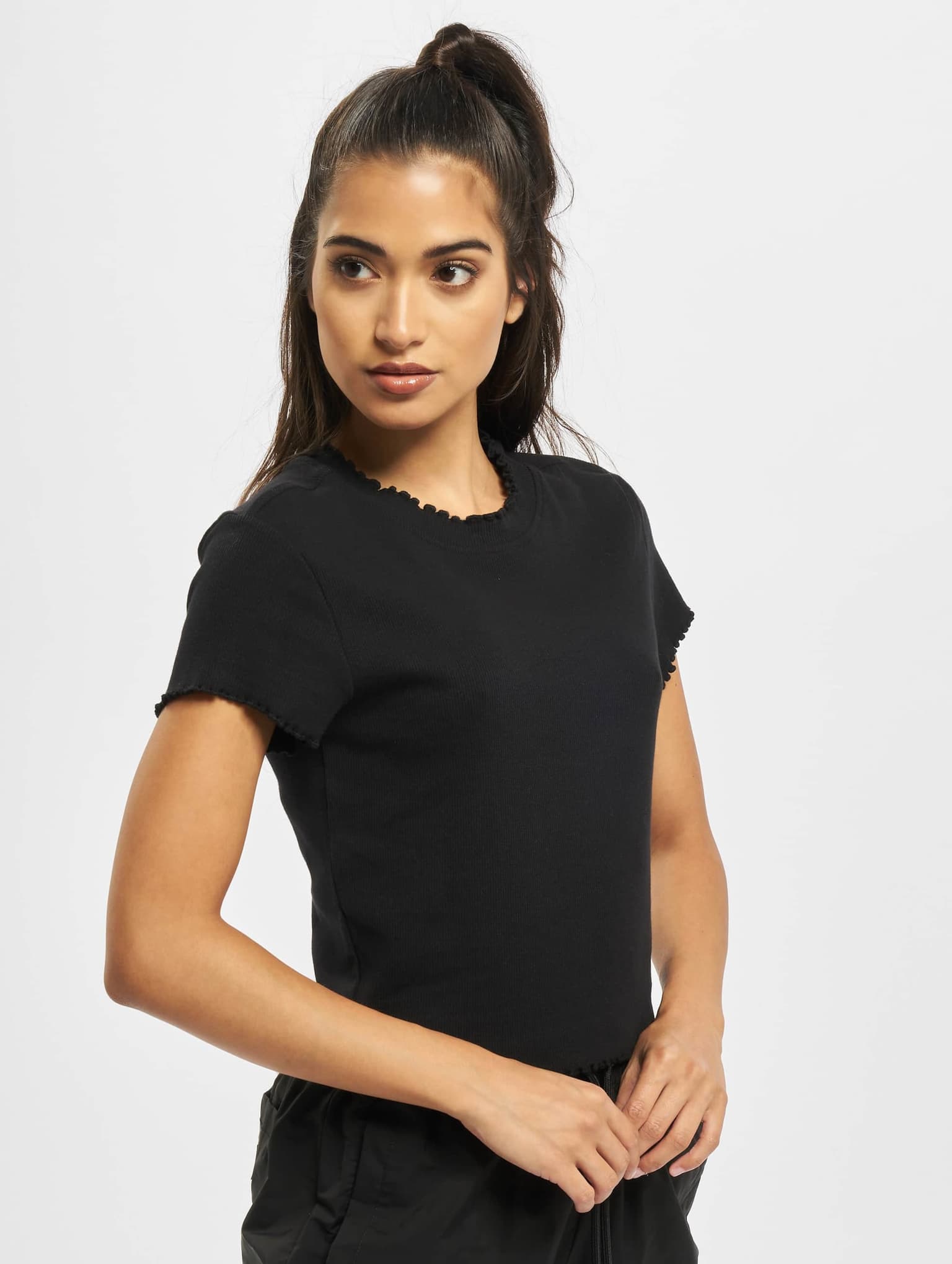 Urban Classics Ladies Cropped Rib Tee 2-Pack – Bild 3