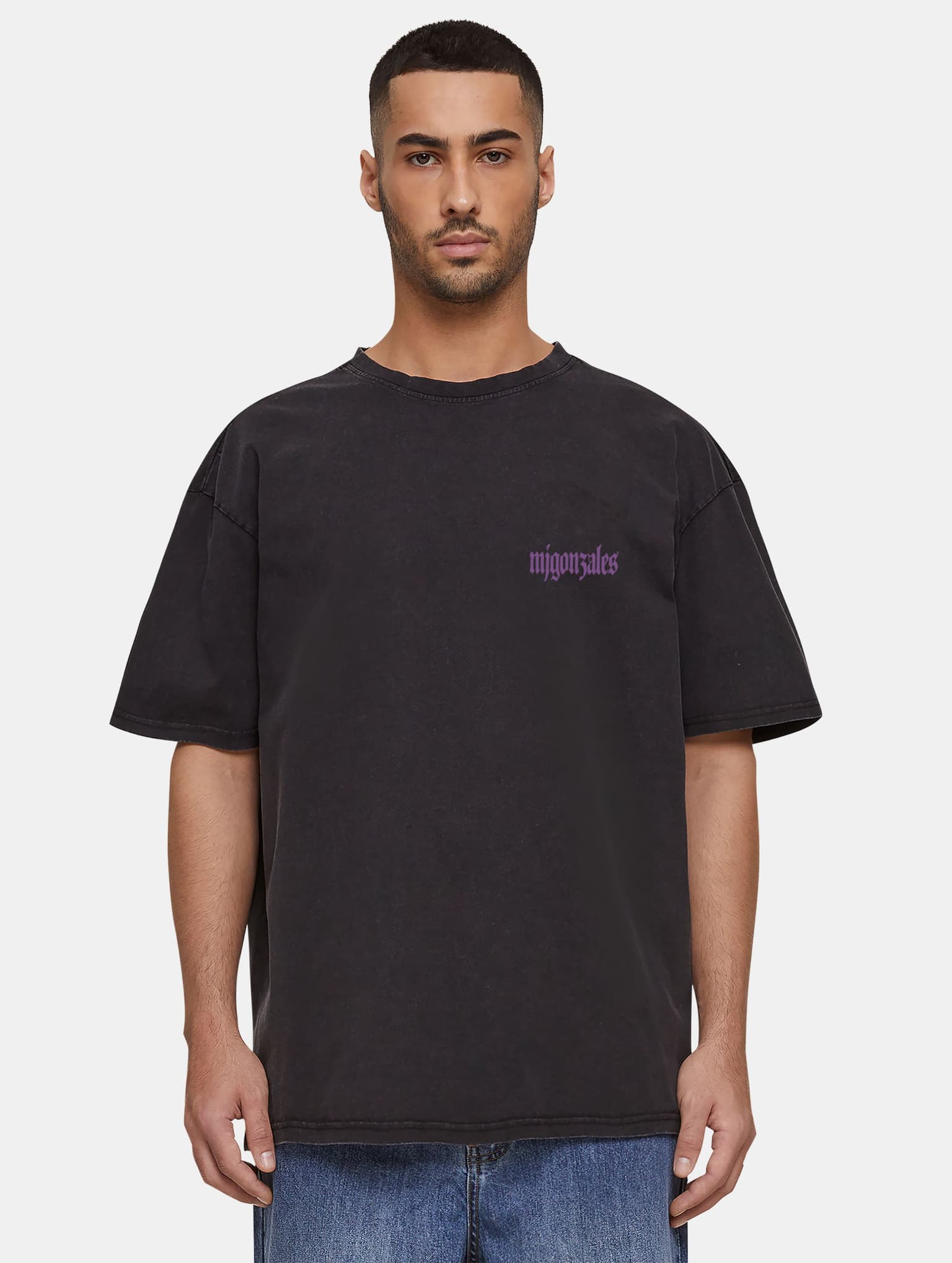 MJ Gonzales MJG Oversized Acid Washed Tee - Seraphim – Bild 2