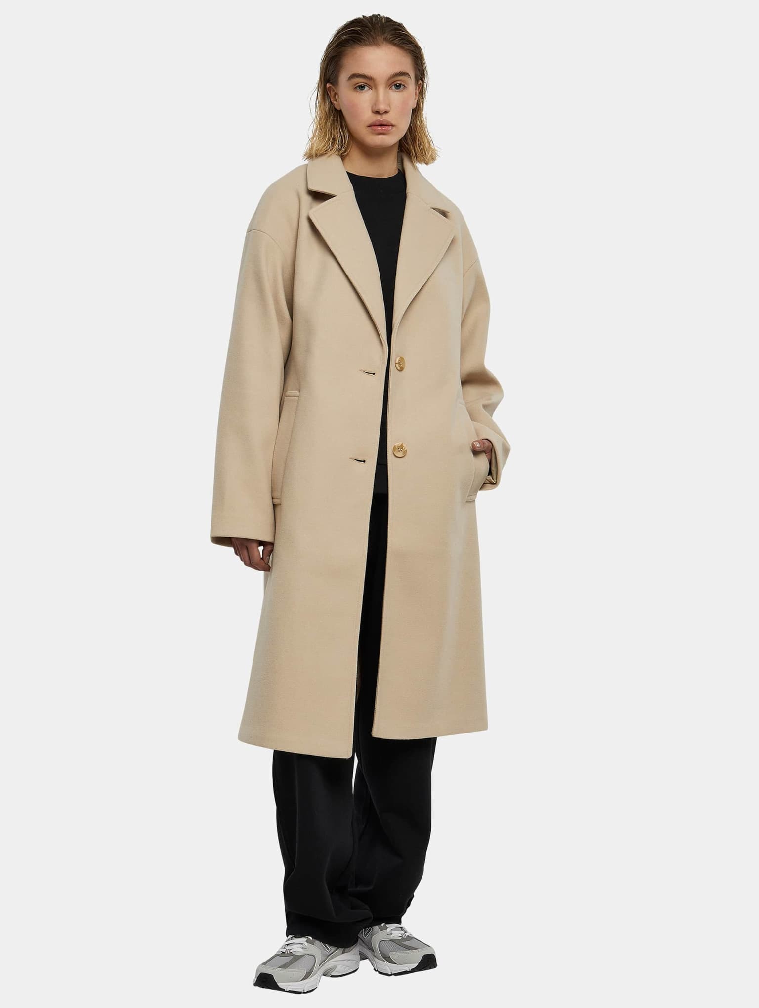 Urban Classics Ladies Oversized Long Coat – Bild 4