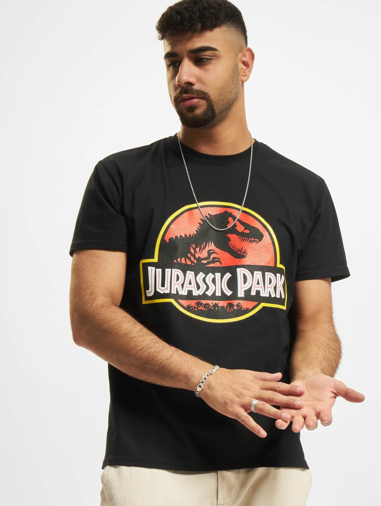 Merchcode Jurassic Park Logo Tee