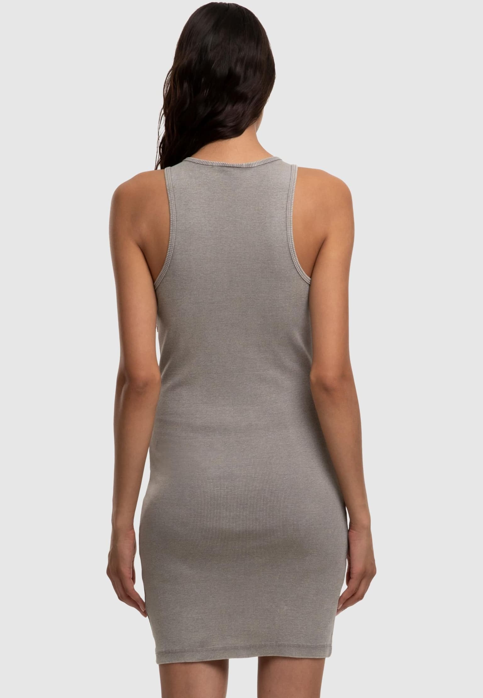 Urban Classics Ladies Washed Rib Jersey Dress – Bild 2