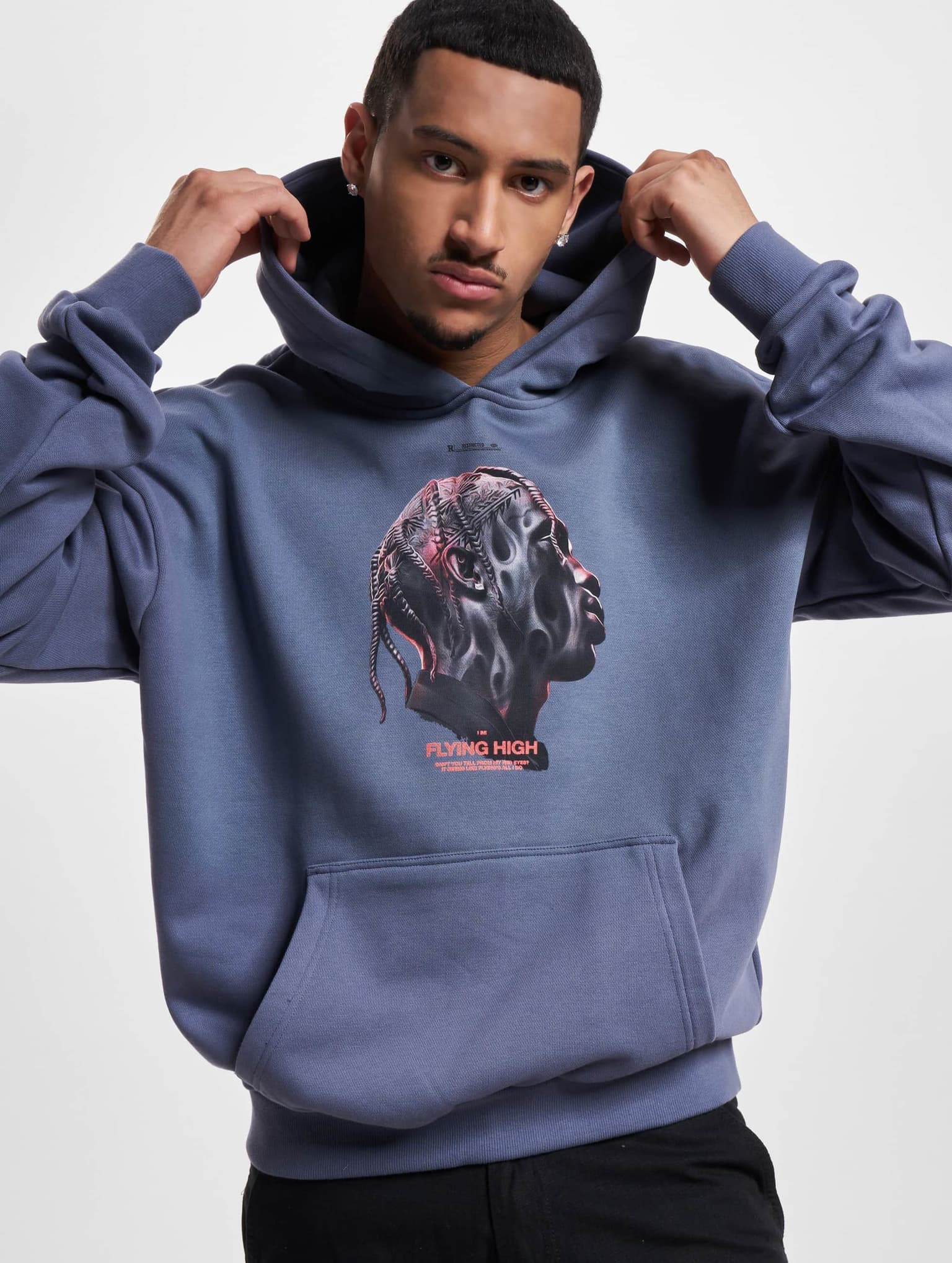 Mister Tee Upscale Flying High Heavy Oversize Hoodie