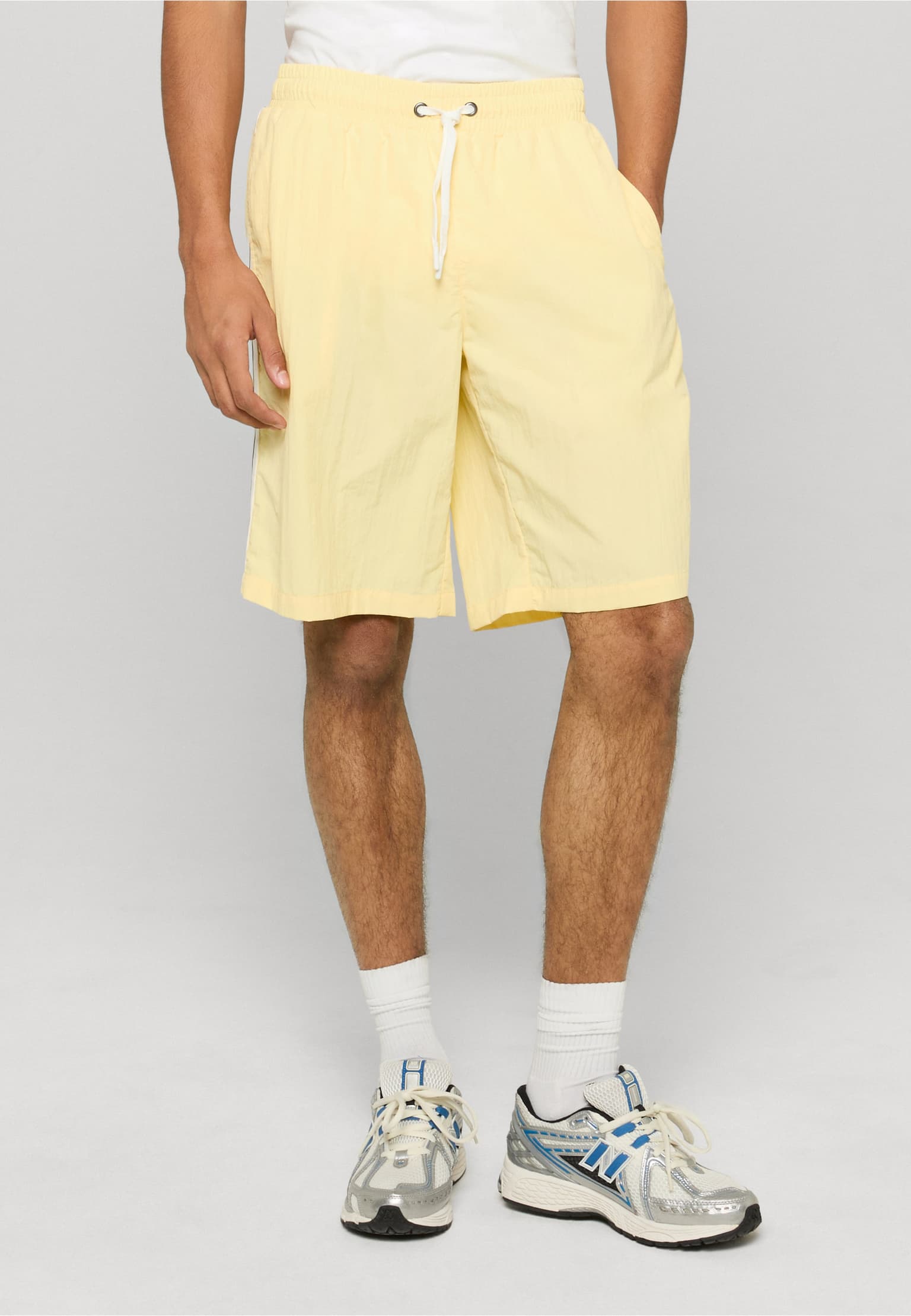 Urban Classics Board Short With Patched Stripe