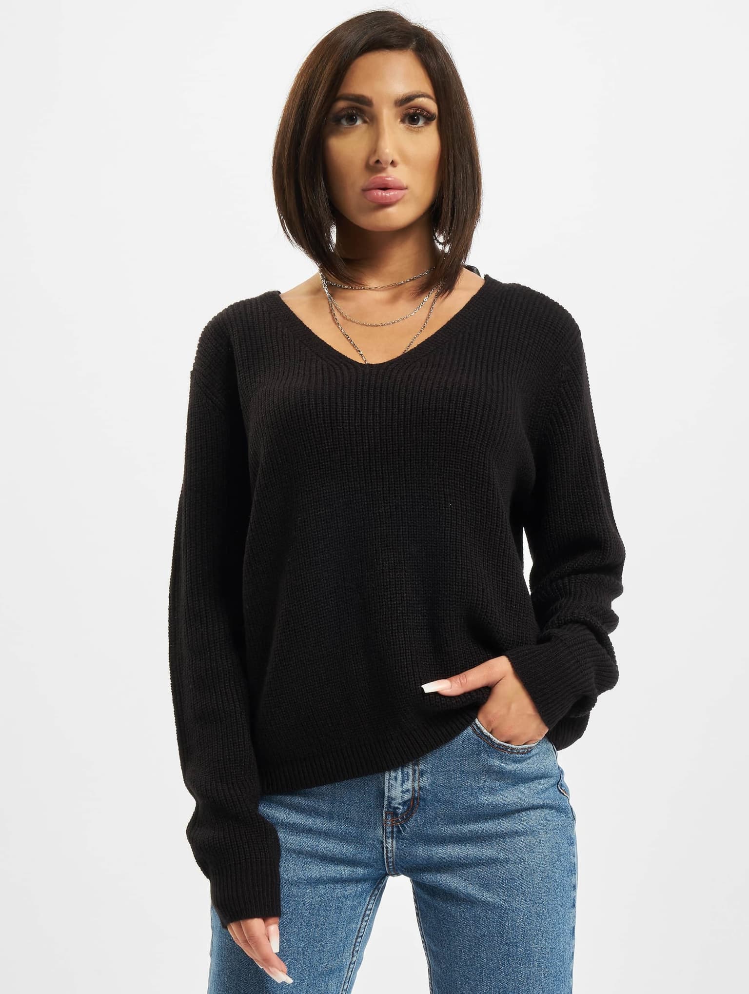 Urban Classics Ladies Back Lace Up Sweater – Bild 3
