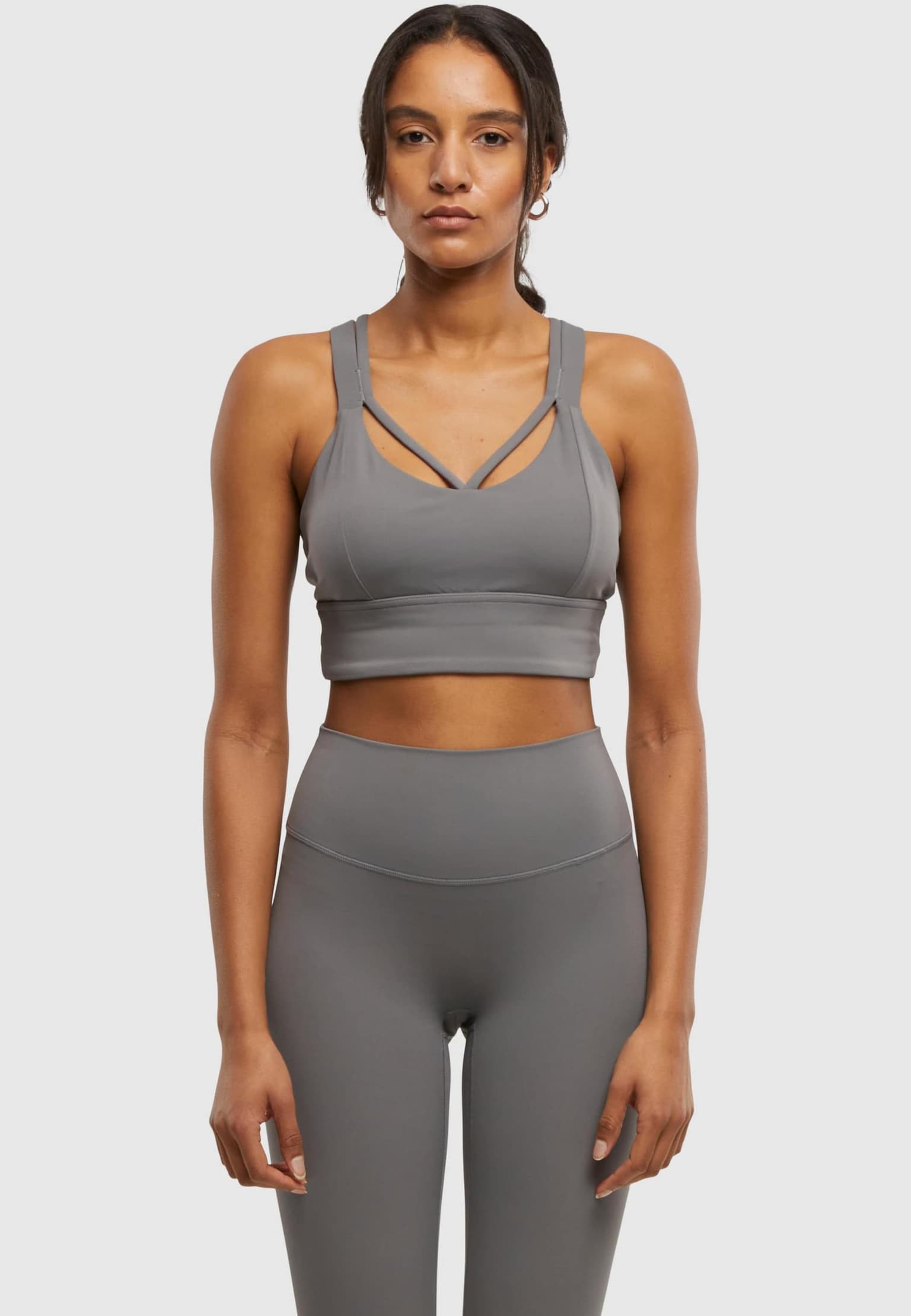 Urban Classics Ladies Sports Bra crossed – Bild 3