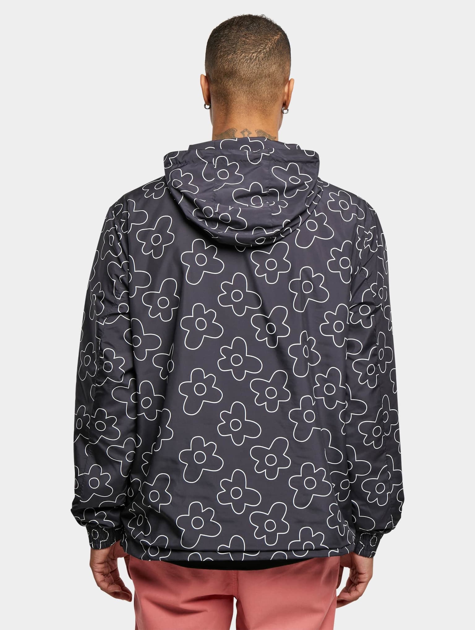 Urban Classics Flower AOP Pull Over Jacket – Bild 2