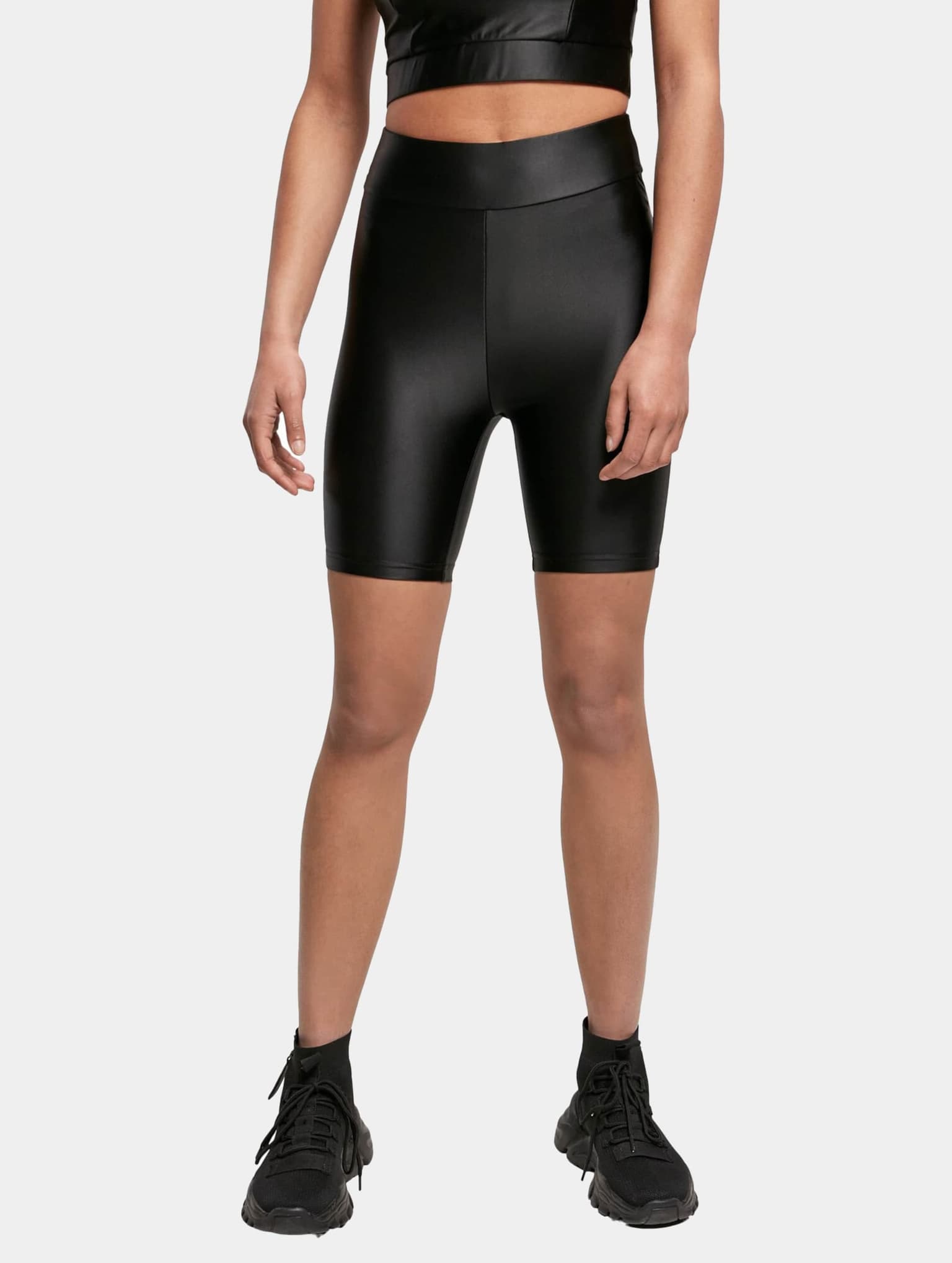 Urban Classics Ladies Highwaist Shiny Metallic Cycle Short