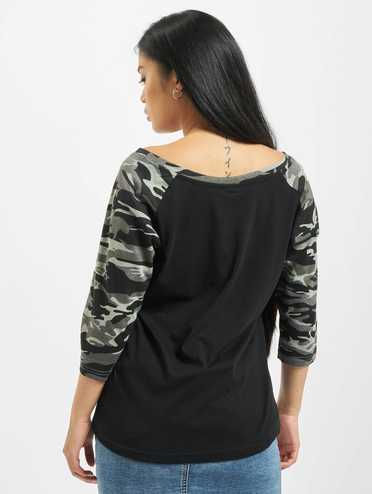 Urban Classics Ladies 3/4 Contrast Raglan Tee – Bild 2