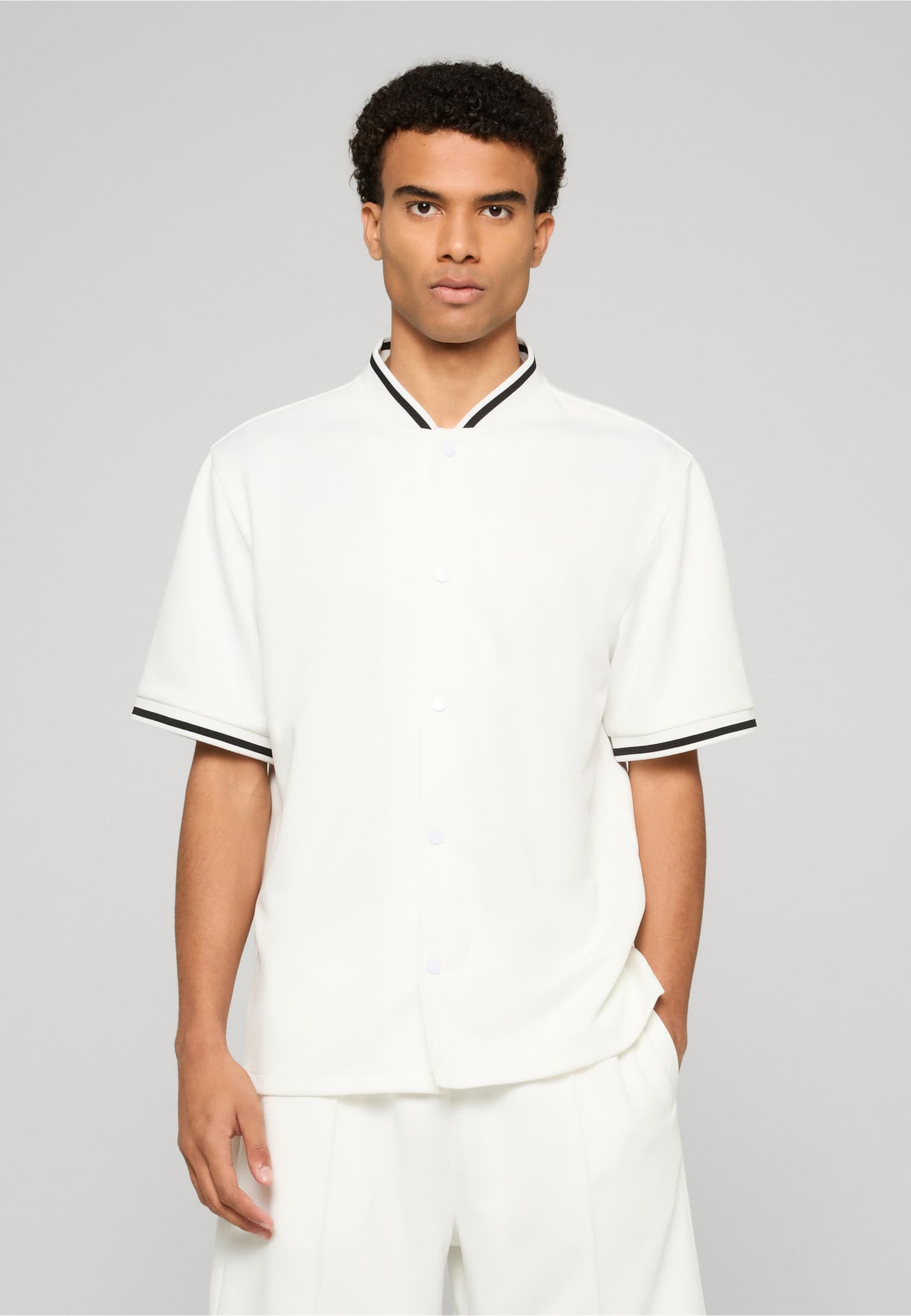 Urban Classics Interlock Baseball Shirt
