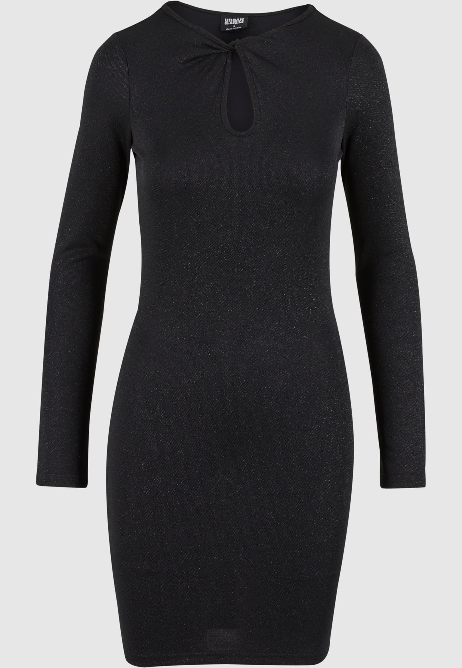 Urban Classics Ladies Glitter Longsleeve Dress – Bild 4