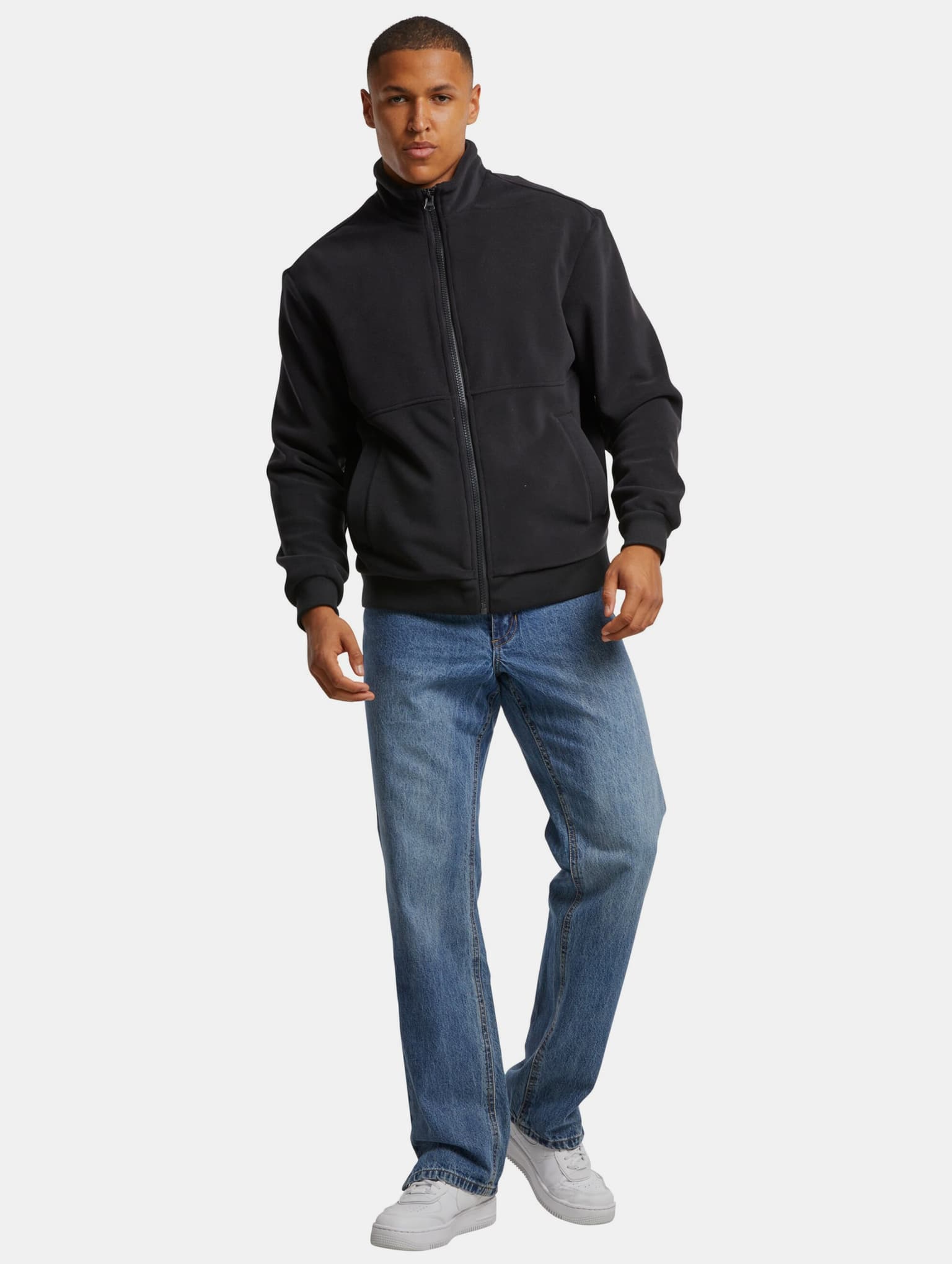 Urban Classics Colour Block Polar Fleece Übergangsjacke – Bild 4