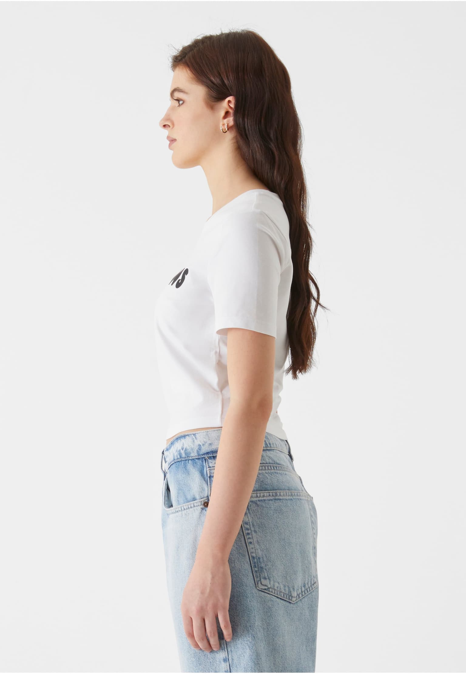 Lost Youth Ladies Cropped Tee - Cowboy Pillows – Bild 3
