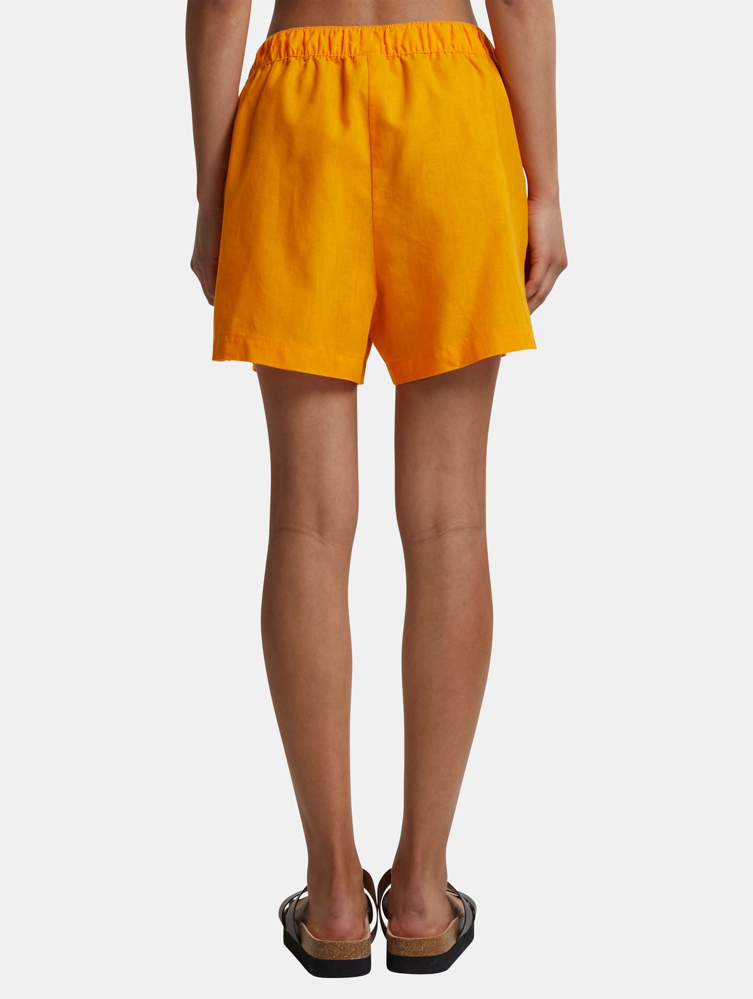 Urban Classics Ladies Linen Mixed Short – Bild 2