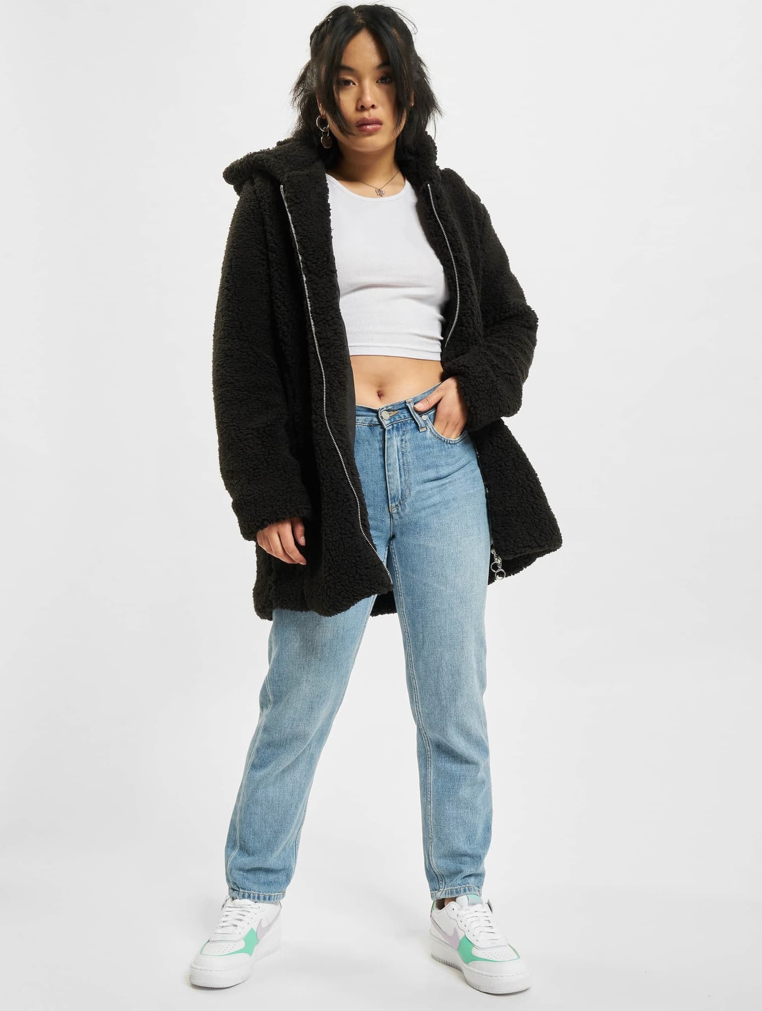 Urban Classics Ladies Sherpa Jacket – Bild 4