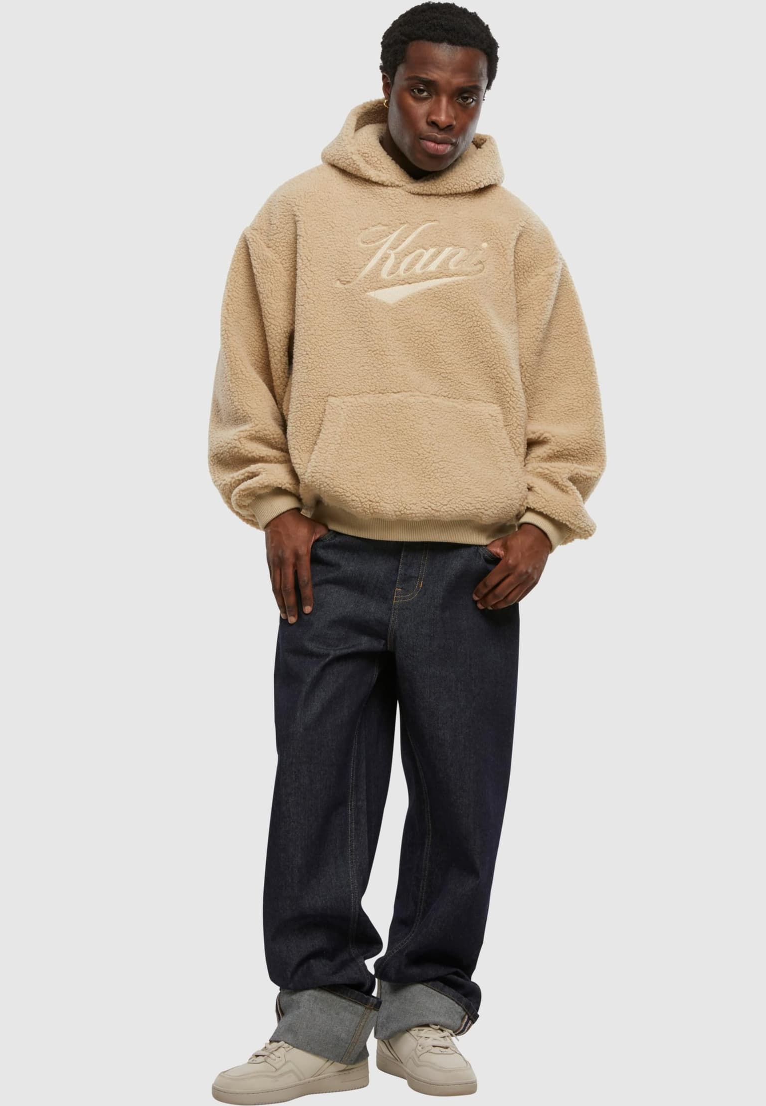 Karl Kani Cursive Varsity Teddy Os Hoodie – Bild 4