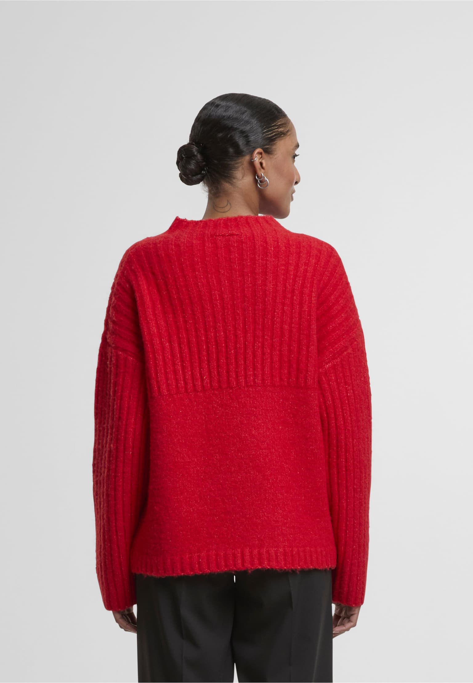 Noisy May NMNYLA L/S LOOSE HIGH NECK KNIT FWD DD – Bild 2