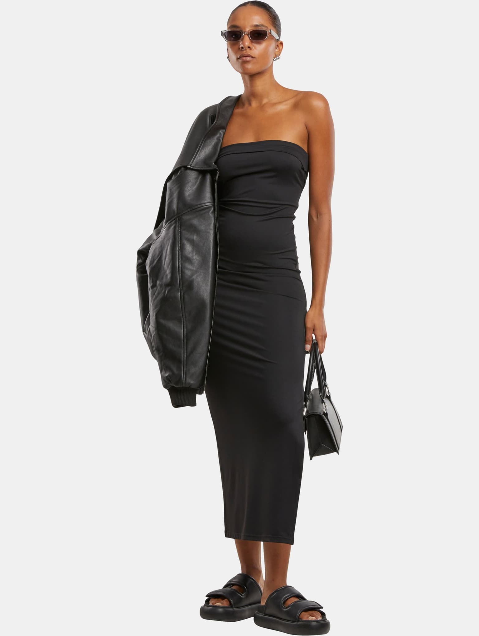 Urban Classics Ladies Bandeau Midi Dress – Bild 4