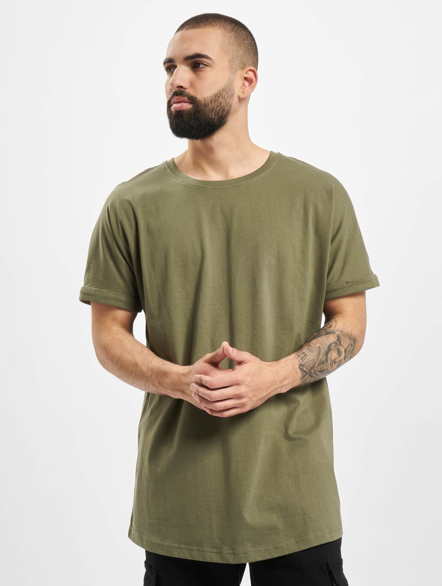Urban Classics Long Shaped Turnup Tee – Bild 3
