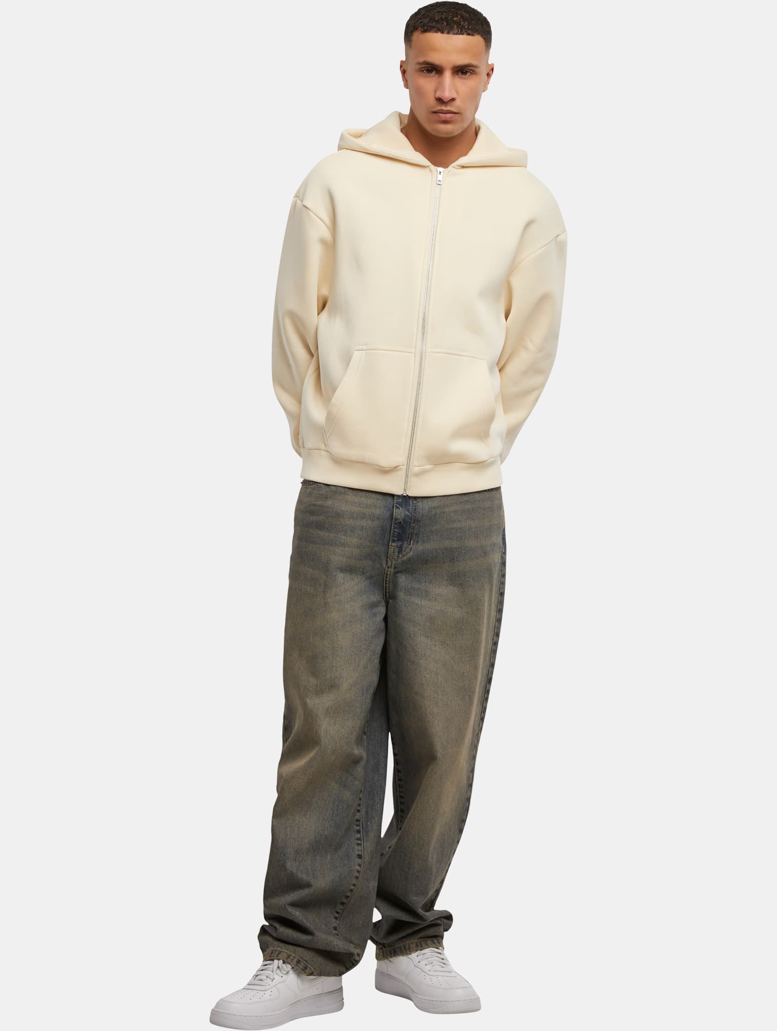 Mister Tee Upscale One Step Away Fluffy Zip Hoody – Bild 4