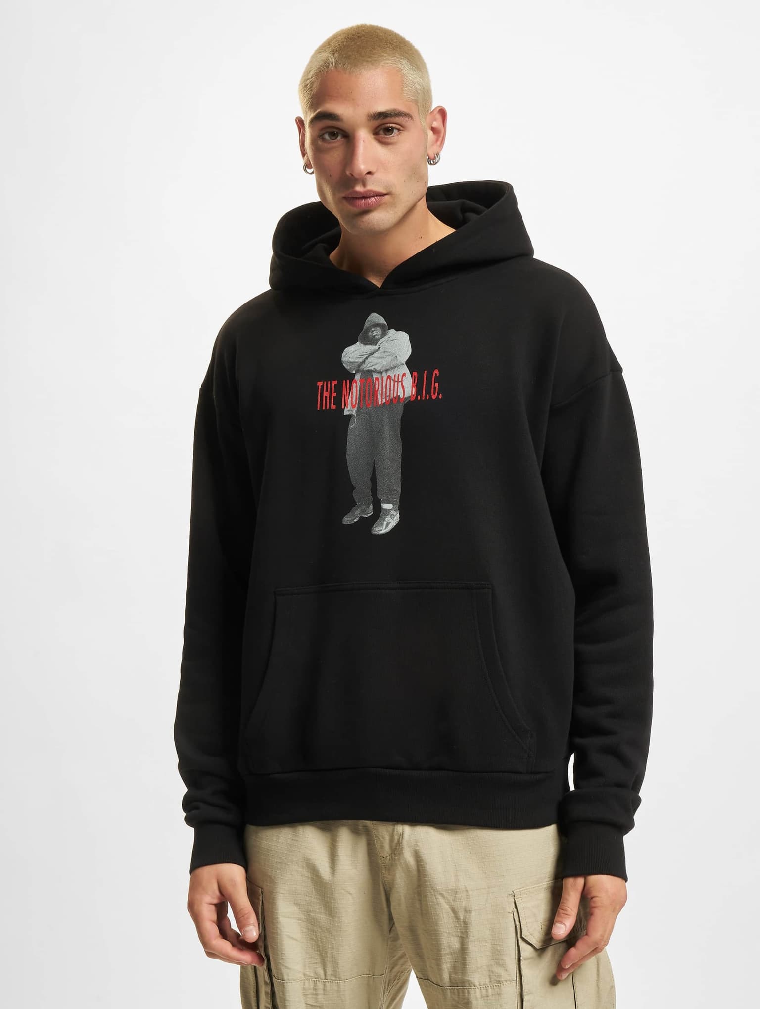 Mister Tee Upscale Biggie Smalls Concrete Heavy Oversize Hoody – Bild 2