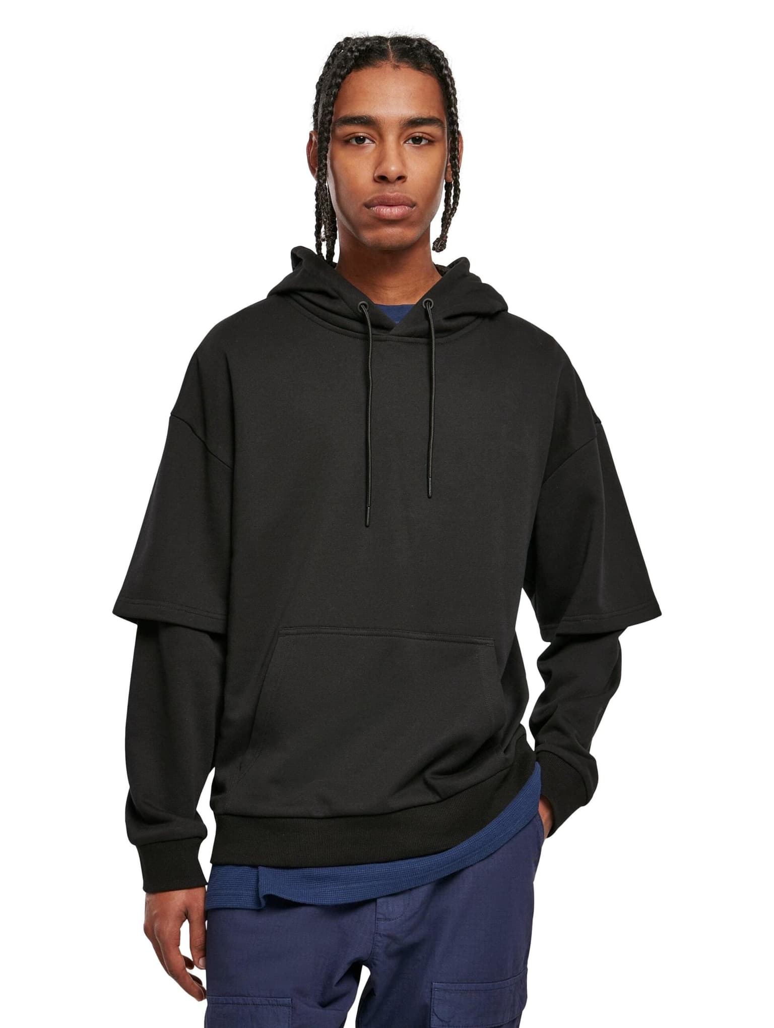 Urban Classics Oversized Doublesleeve Hoody – Bild 3