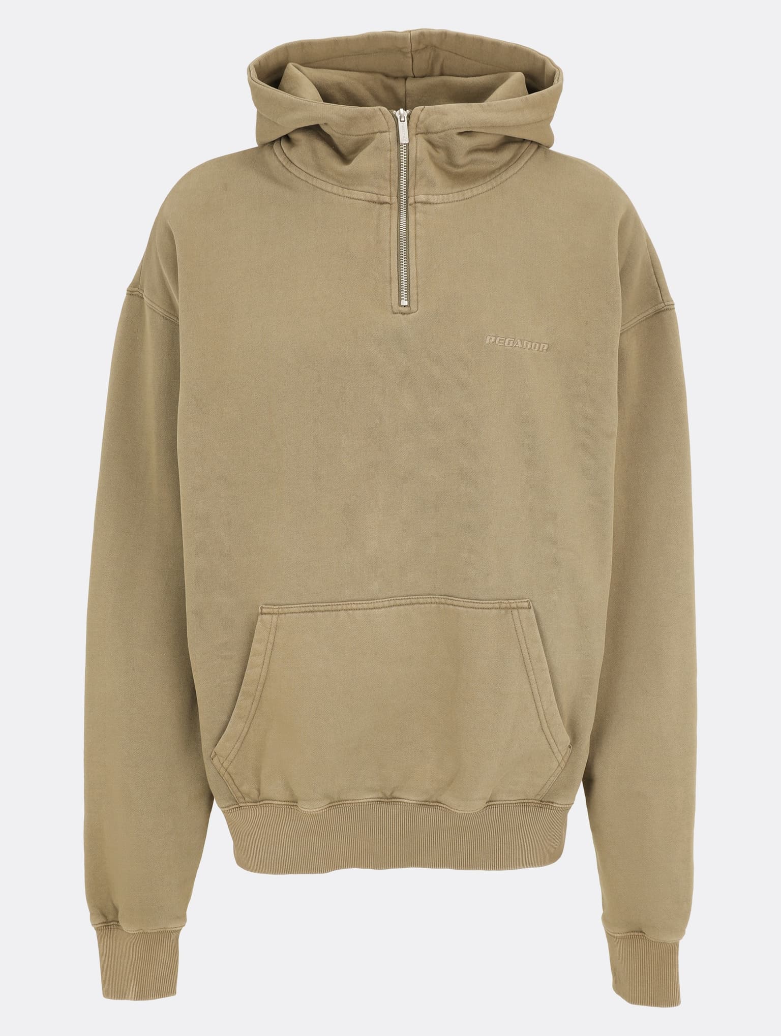 PEGADOR Logo Oversized Halfzip Hoodie – Bild 3