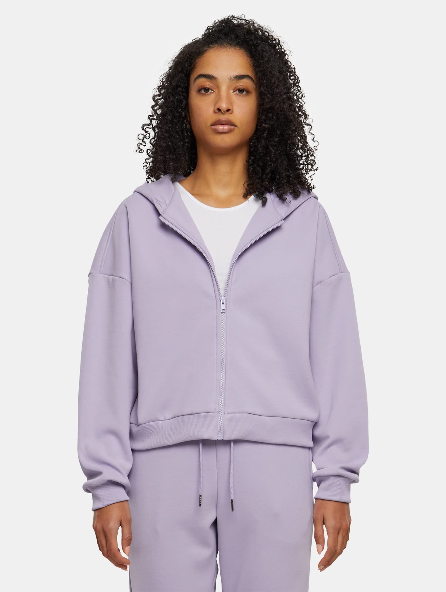 Urban Classics Ladies Cozy Short Zip Hoody