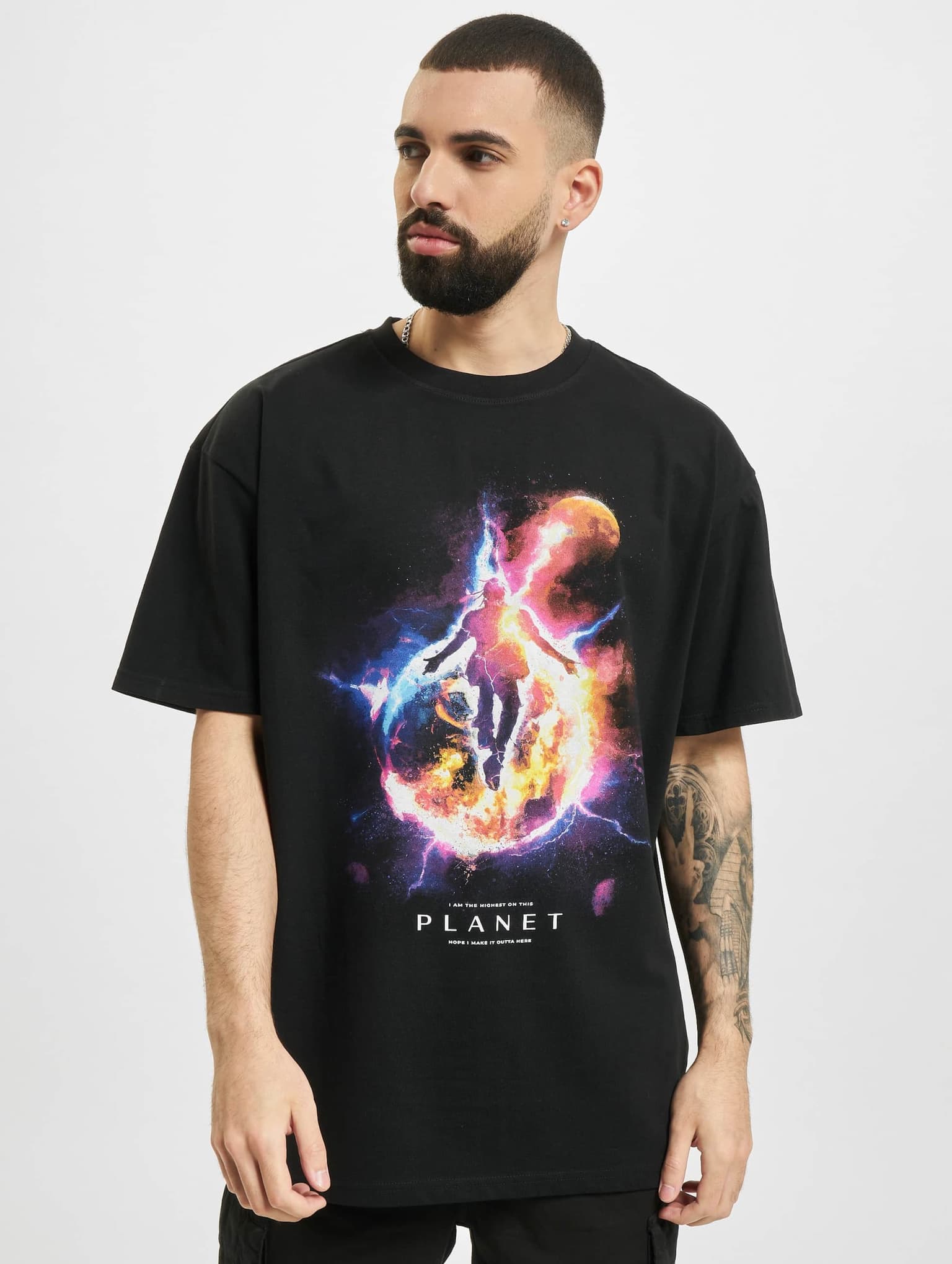 Mister Tee Upscale Electric Planet Oversize – Bild 3