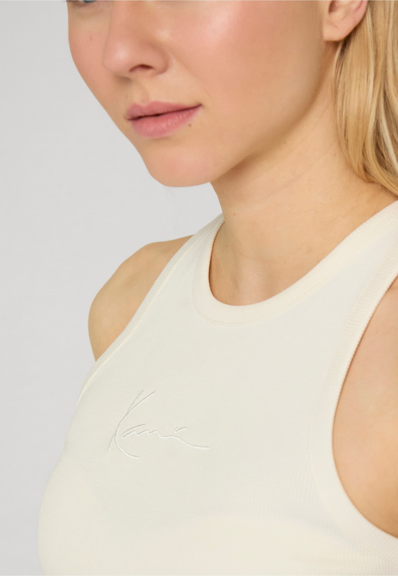 Karl Kani Small Signature Essential Racer Rib Top – Bild 4
