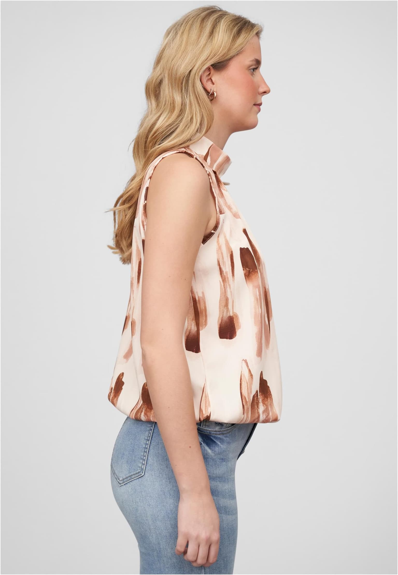 Cloud5ive Damen Choker Top mit Abstrakt Print – Bild 4