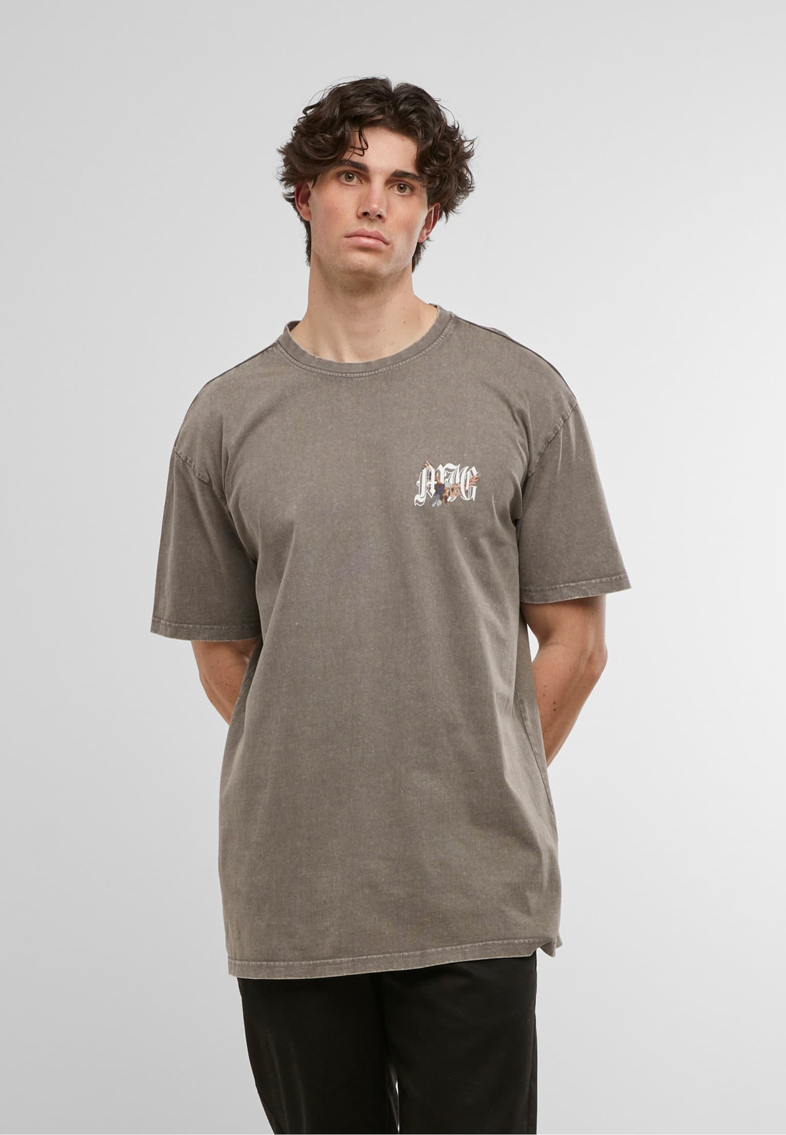 MJ Gonzales MJG Heavy Oversized Acid Washed Tee - Lone Hunter