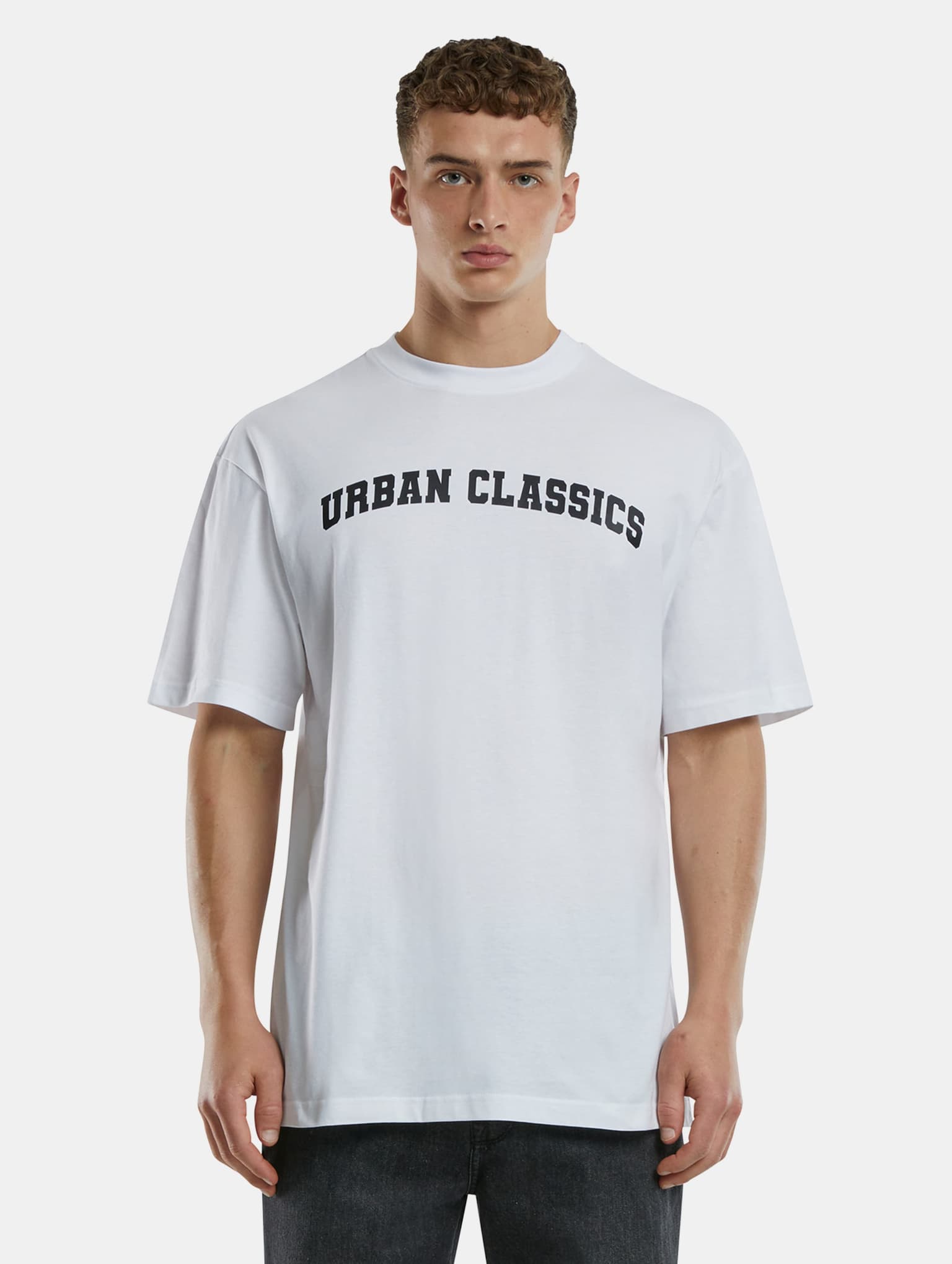 Urban Classics UC College Logo Tall T-Shirt – Bild 3