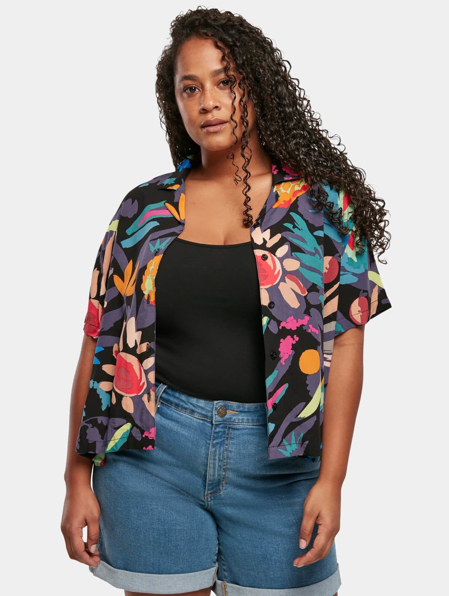 Urban Classics Ladies Viscose Resort Shirt